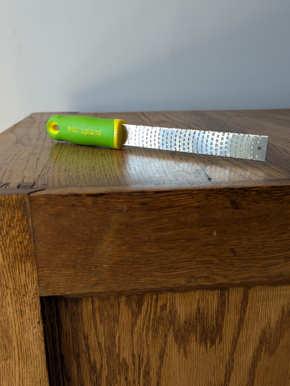 Microplane Classic Short 10.5" Zester Grater Lime Green